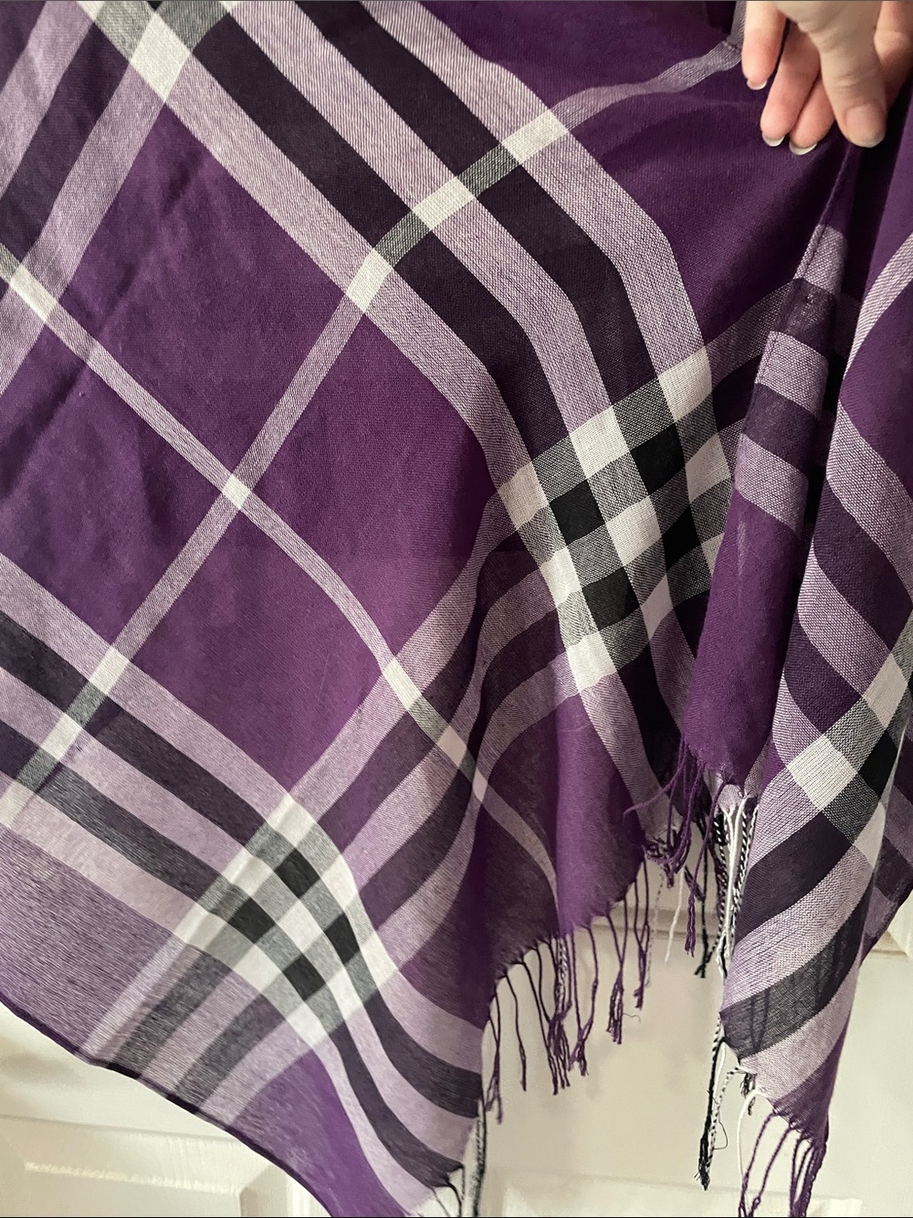 PASHMINA PLAID WRAP - Picture 5 of 6